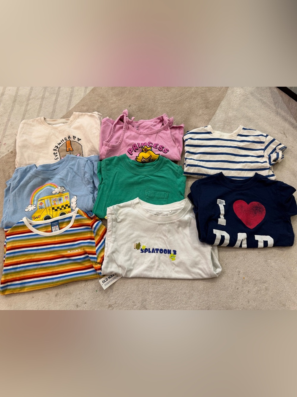 8 summer tops bundle size 4t